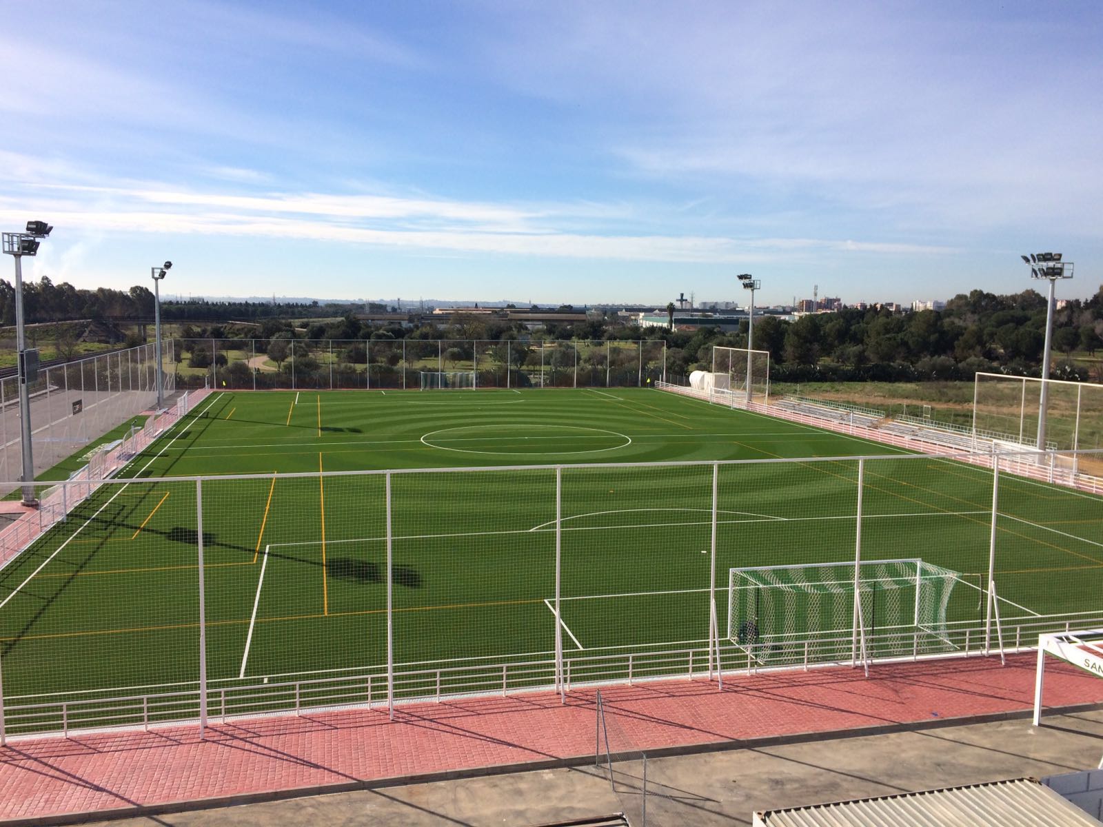 Campo de Fútbol en el C.D. Demetrio Pichel, Sevilla Image