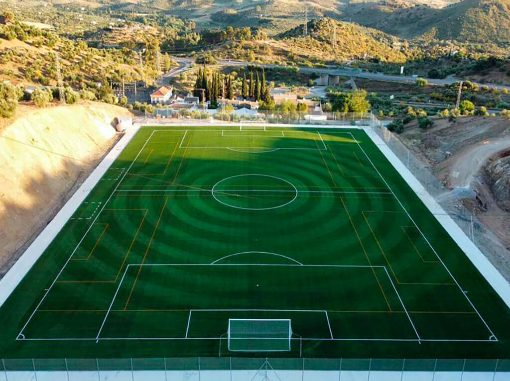 Construcción Campo de Fútbol-11 en Parque Periurbano La Hoyeta en Algodonales, Cádiz