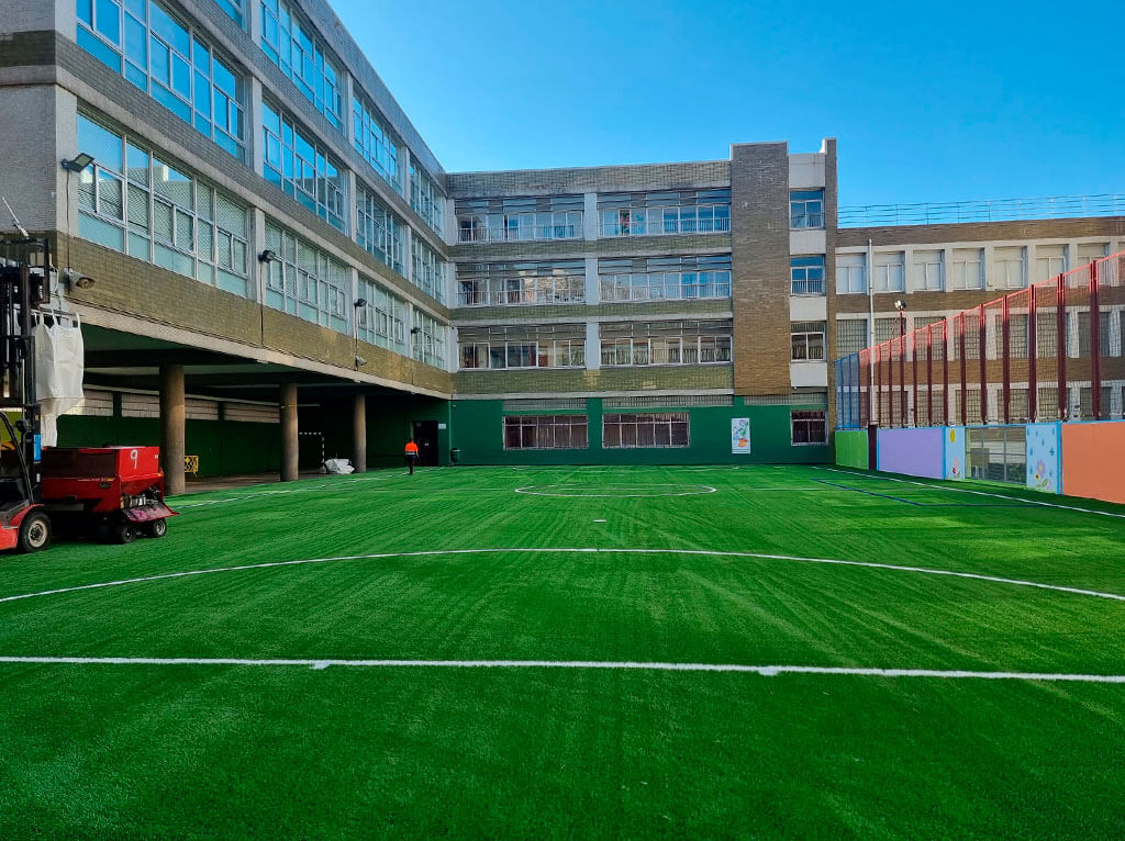 Campo de Fútbol-5 en el Colegio La Mennais Bilbao Berrio – Otxoa