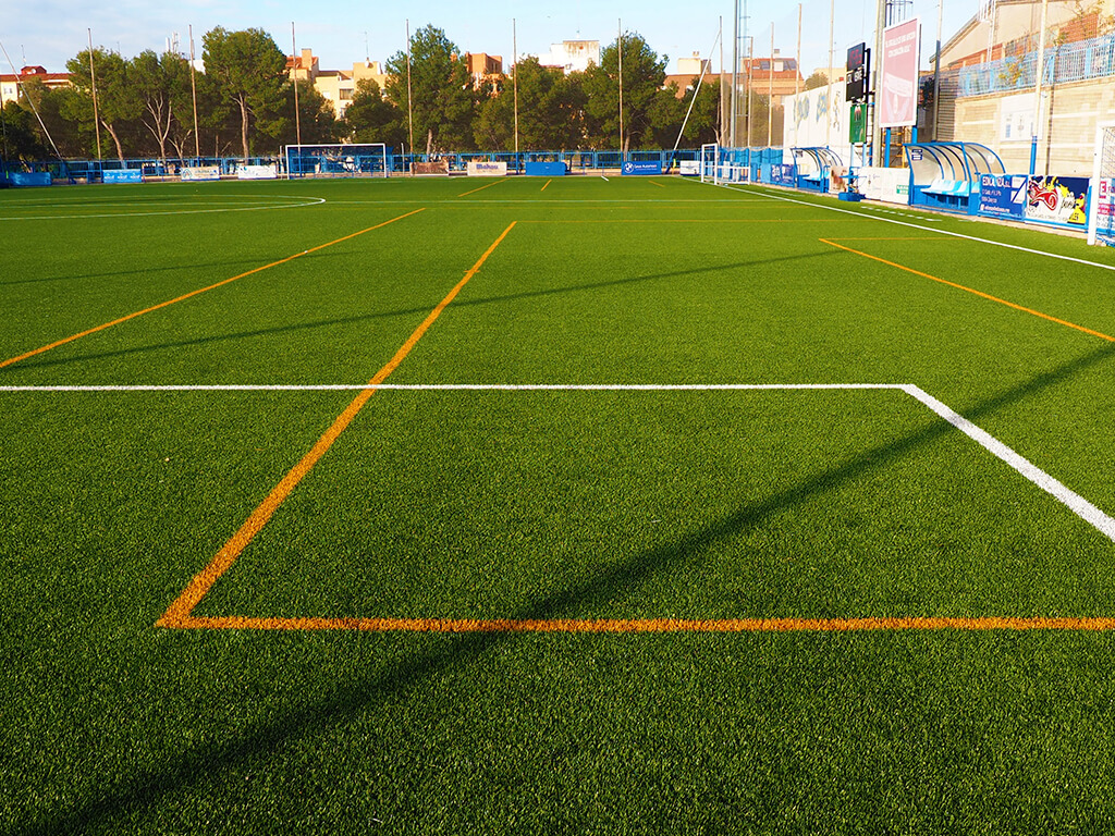 CMF TORRERO. Campo de fútbol para el ayuntamiento de Zaragoza con tecnología de DOBLE TUFTADO Image