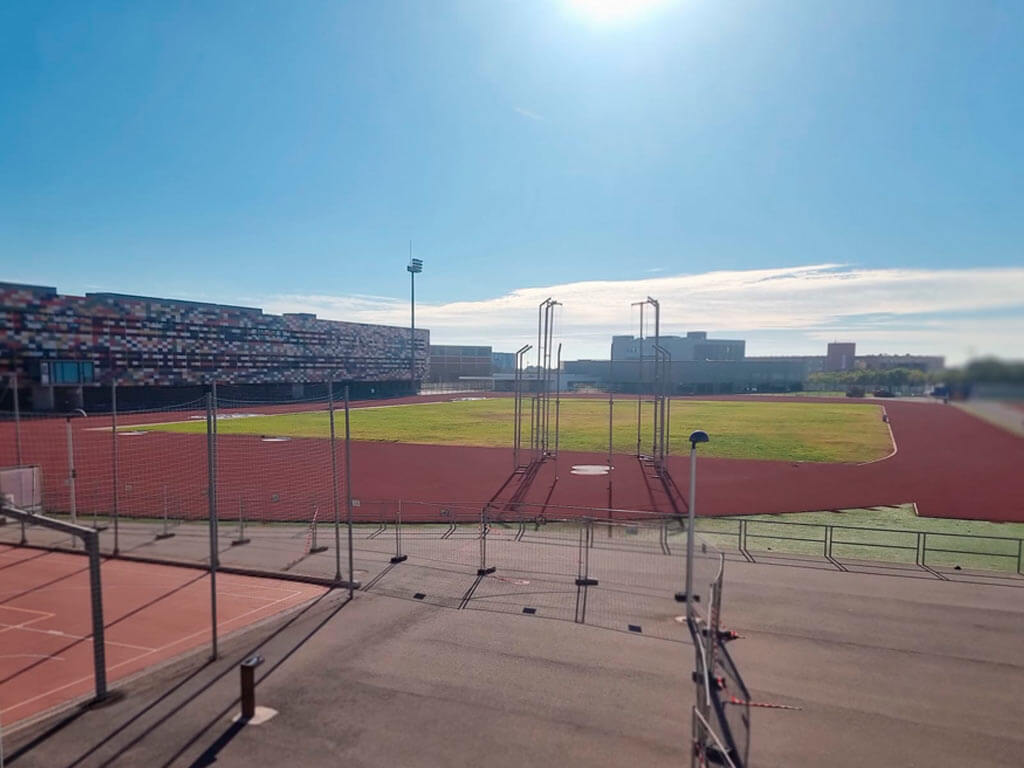 Obras de Renovación Completa de la Pista de Atletismo de la Universidad Jaume I en Castellón